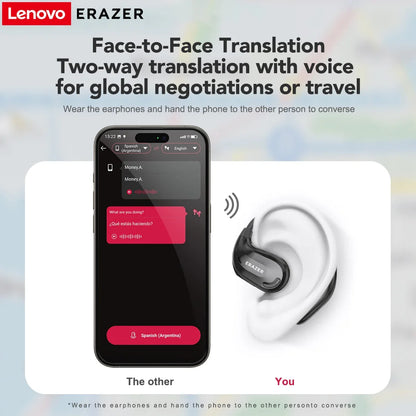 XT66PRO Bluetooth Earphones ASMR Headsets DIY APP AI Translator Earbuds Wireless Headphones 13 Hours Long Life Display